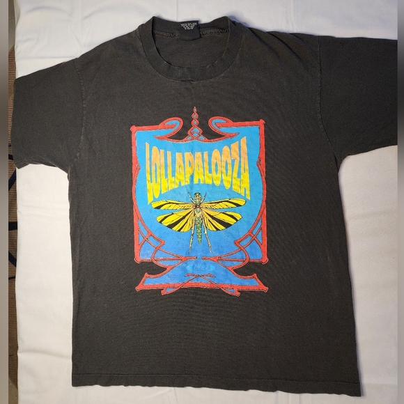 1992 LOLLAPALOOZA Dragonfly shirt Authentic Original - Picture 2 of 5